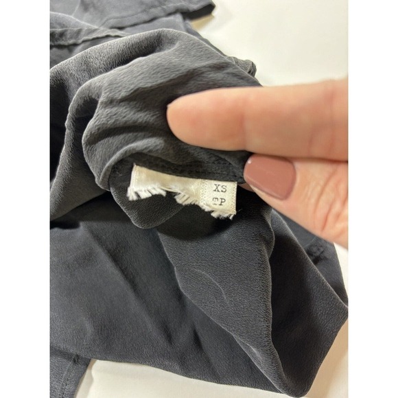 Anine Bing Sleeveless Shift Dress Black XS Overlay Layered - Picture 4 of 11